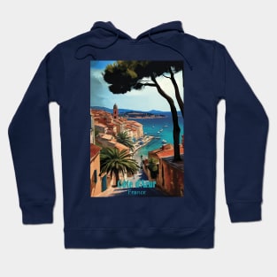 Cote d Azur vintage travel poster Hoodie